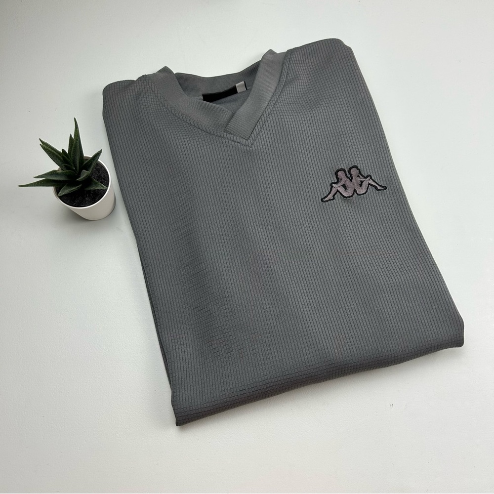 Kappa Men's Long Sleeve V Neck Shirt